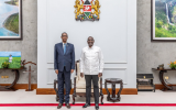 Perezida Ruto yaganiriye na Gen (Rtd) Kabarebe nk'intumwa yihariye ya Perezida Kagame