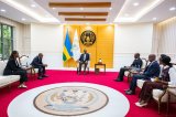 Perezida Kagame yakiriye umuyobozi w'ikigo nyafurika gishinzwe umutekano wo mu kirere
