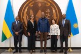 Perezida Kagame yaganiriye n'Umuyobozi Mukuru wa Mastercard Foundation
