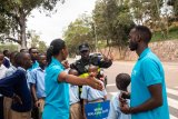 Abanyeshuri basobanuriwe ibiteza impanuka abanyamaguru n'abagenda ku magare
