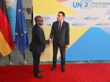Berlin: Minisitiri w'Ingabo yashimye umuhate w'u Rwanda mu bikorwa byo kubungabunga amahoro