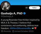 Abasebya u Rwanda biyoberanyije kuri X akabo kashobotse