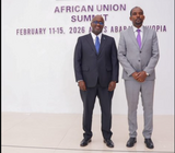 Min. Nduhungirehe yageze Addis ahateganyijwe inteko rusange ya Afurika Yunze Ubumwe