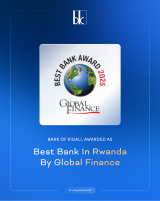 Banki ya Kigali yabaye iya mbere ubugira gatanu yikurikiranya mu Rwanda
