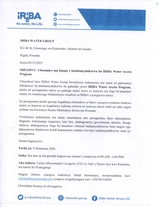 Ubutumire mu nama y'abafatanyabikorwa ba Iriba Water Group