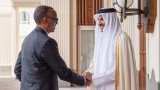 Perezida Kagame yagiranye ibiganiro na Emir wa Qatar